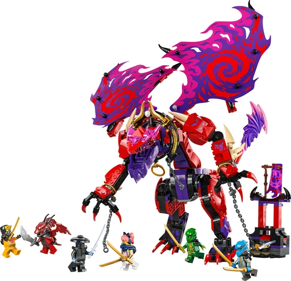 LEGO NINJAGO® Thunderfang Kaos Ejderhası 71832 ürün görseli