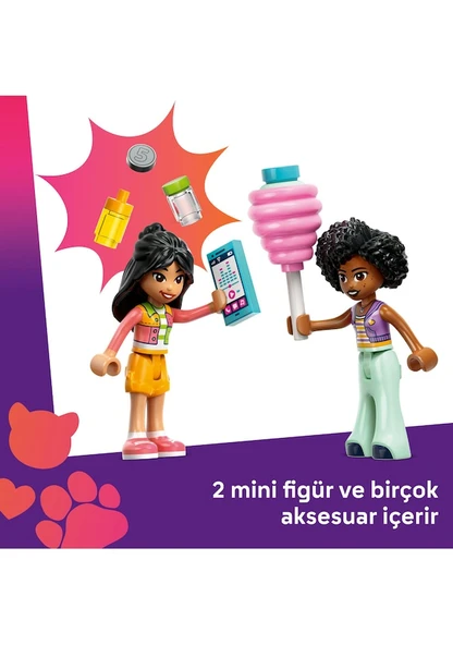 Lego Friends Pamuk Şeker Standı ve Scooter 42643 Lisanslı Ürün - Resim 4