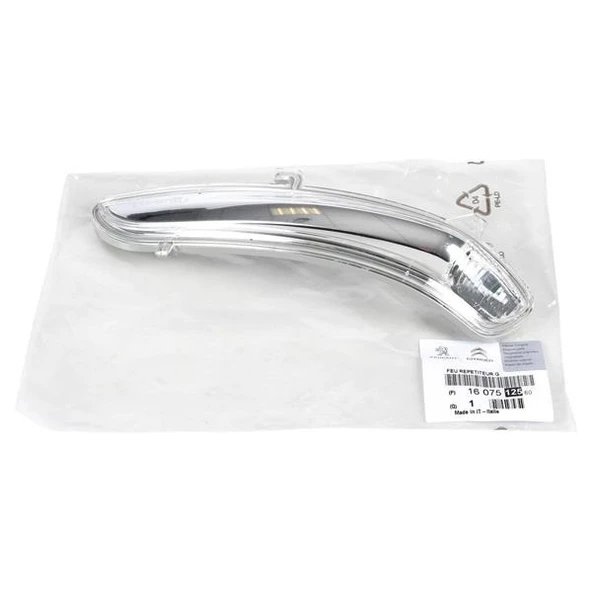 PSA 1607512580 DIŞ DİKİZ AYNA SİNYALİ SOL OPEL CORSA F 19> PEUGEOT P208-P2008 13> CITROEN C3 16> C4 14> 1607512580 ürün görseli 1