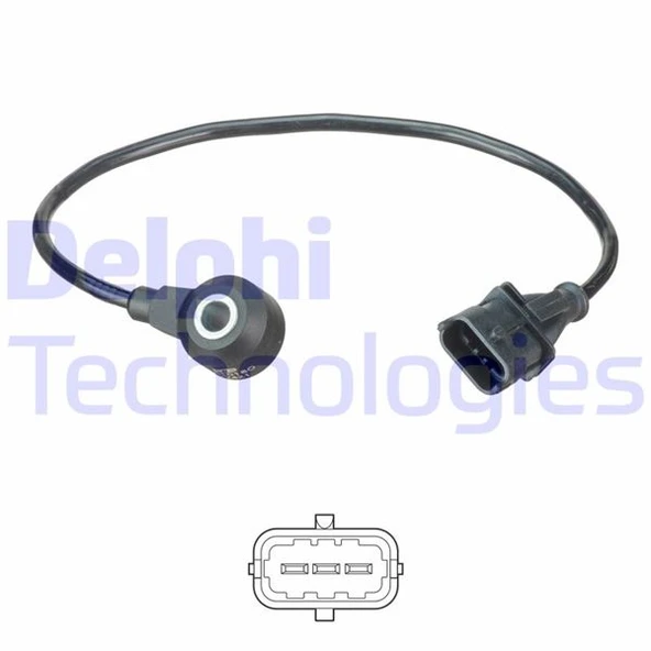 DELPHI AS10180 VURUNTU SENSÖRÜ OPEL ASTRA H-CORSA C-COMBO C-MERIVA A-SIGNUM-TIGRA B-VECTRA C-ASTRA G 1.8 Z18XE-Z18X E1 9158720-6238181 ürün görseli