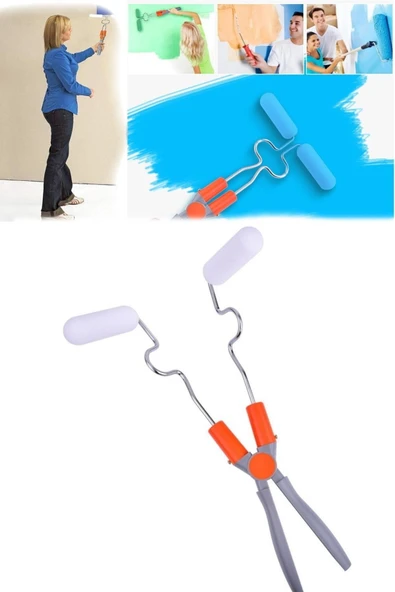 NACTUMU Boyama Rulosu, Nano Süngerle Hem Düz Hem Köşe Yüzeyler İçin Damlatmaz - 5