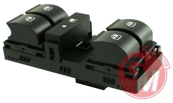 GUA 41693 CAM ANAHTARI KUMANDA GRUBU ÖN SOL FİAT DOBLO 12FİŞLİ ÇERÇEVESİZ 735498686-735498680 ürün görseli