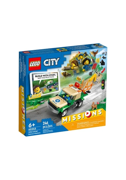 Lego City Vahşi Hayvan Kurtarma Görevleri 60353 Lisanslı Ürün ürün görseli 1