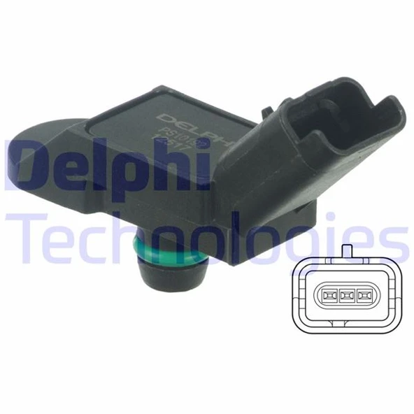 DELPHI PS10192 BASINÇ MAP SENSÖRÜ P207-P308-P3008-P5008-RCZ-C4-C5-DS3 1.6 THP-VTI MINI R55 1.6 R56 1920.KZ-13627540508 ürün görseli