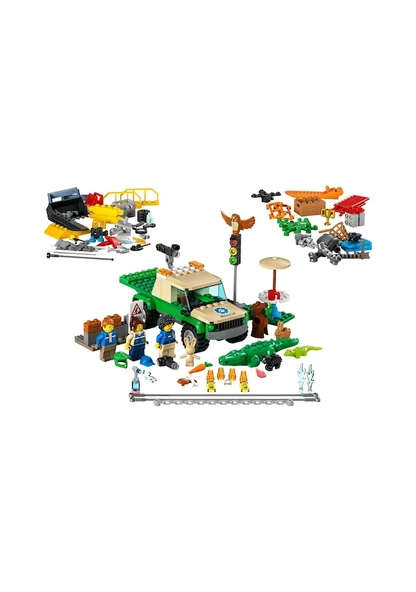 Lego City Vahşi Hayvan Kurtarma Görevleri 60353 Lisanslı Ürün - Resim 3