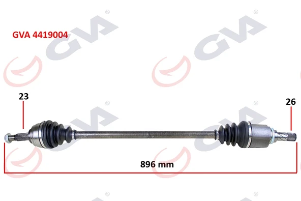 GVA 4419004 AKS ÖN KOMPLE SAĞ CLIO IV-SYMBOL 1.5DCI 12 > LOGAN II-SANDERO II-STEPWAY 1.5DCI 10 > STEPWAY II 1.6-16 16V 391006553R-391007857R-391009727R ürün görseli