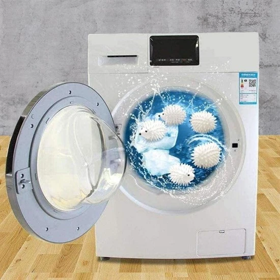 2&apos;Li Kirpi Model Tüy Toplayıcı Kırışık Önleyici Çamaşır Kurutma Topu (5284) - Resim 4