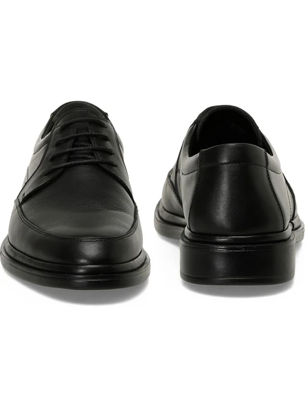 Polaris 109002 Siyah Hakiki Deri Erkek Ayakkabı - Resim 5