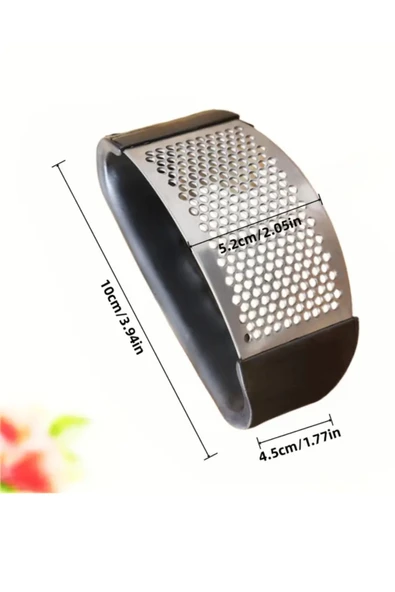 NACTUMU Paslanmaz Çelik Sarımsak Ezici, Kolay ve Hızlı Kullanım İçin Garlic Press - Resim 5