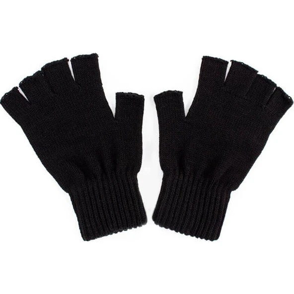 Tiriko Kadın Kesik Eldiven Siyah - 5
