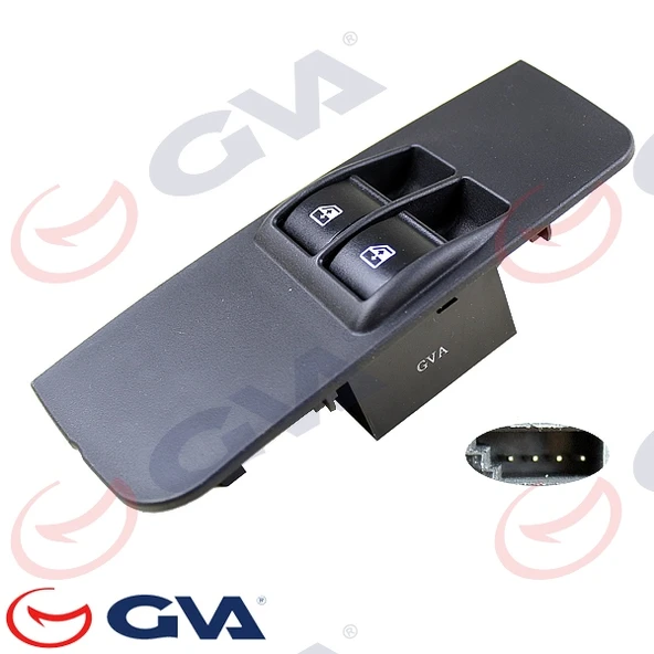 GVA 8029022 CAM AÇMA ANAHTARI FIAT LINEA ACTIVE SOL ÇİFTLİ-ÇERÇEVELİ - SÜRÜCÜ 735379269 ürün görseli
