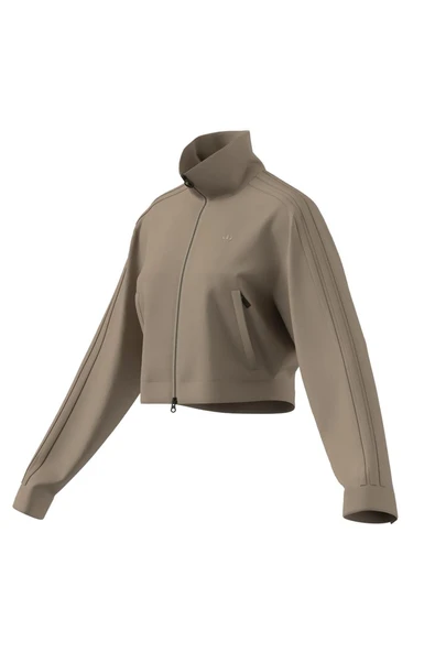 adidas  Kadın  Bej  Ceket FB CROP TT JX7600 - Resim 8