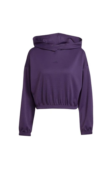 adidas Kadın  Mor  Sweatshirt MO COVER-UP JY2667 ürün görseli 1