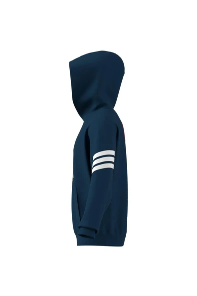 adidas Erkek  Mavi  Sweatshirt M HOO JL7975 - Resim 10