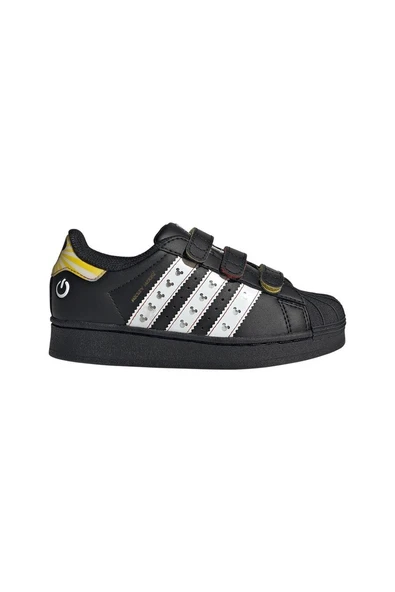 adidas Çocuk  Siyah  Sneaker SUPERSTAR LED LIGHTS CF C JP8087 ürün görseli 1