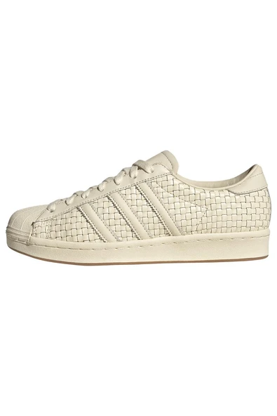 adidas Kadın  Beyaz  Sneaker SUPERSTAR VINTAGE W JR6001 - Resim 12