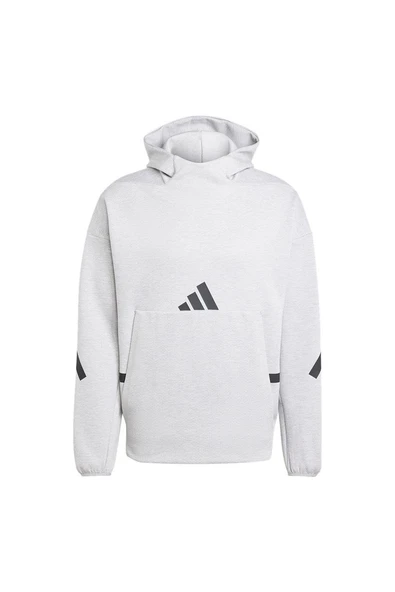 adidas  Erkek  Gri  Sweatshirt M Z.N.E. HD JE3070 - Resim 2