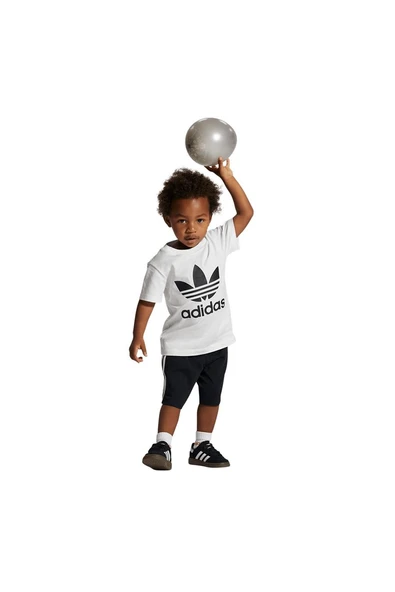 adidas Bebek  Siyah  Sneaker HANDBALL SPEZIAL CF EL I JI2898 - Resim 11