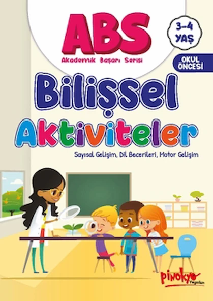 ABS 3-4 Yaş Bilişsel Aktiviteler / Buçe Dayı / Pinokyo Yayınları / 9786057467249 ürün görseli
