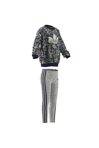 adidas Çocuk  Mavi  Eşofman CREW LEG SET JV7804 - Resim 11