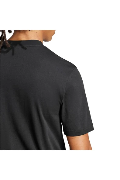 adidas  Erkek  Siyah  T-shirt M SL SJ T JE9024 - Resim 7