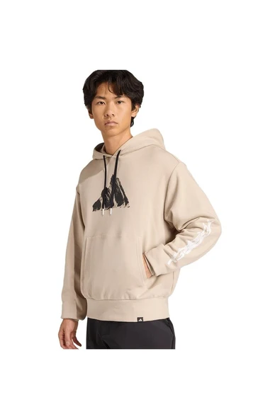 adidas Çocuk  Bej  Sweatshirt U SNOW HD JM6362 - Resim 6