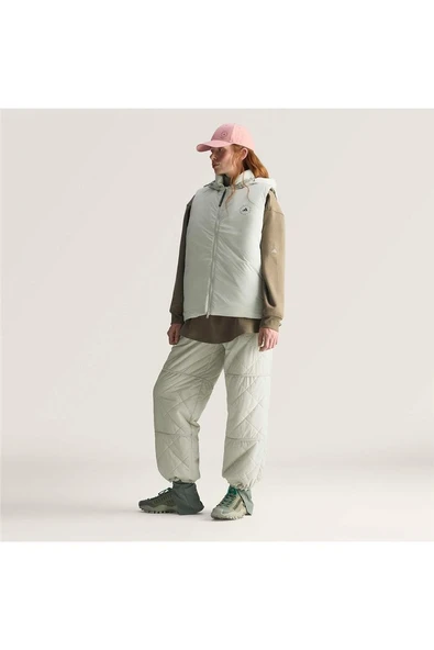 adidas  Kadın Gri  Yelek aSMC PUF VEST JM3673 - Resim 3
