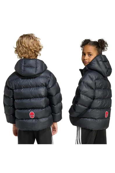 adidas  Çocuk  Siyah  Ceket LK MRVL SM JKT JM0810 - Resim 7