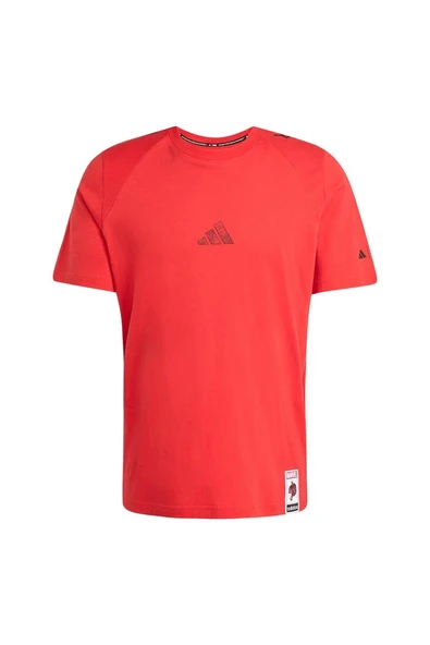 adidas  Erkek  Kırmızı  T-shirt M T-S JL7962 ürün görseli 1
