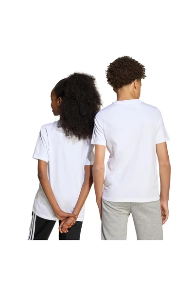 adidas  Çocuk  Beyaz  T-shirt J GRAFFITI T JV5245 - Resim 7
