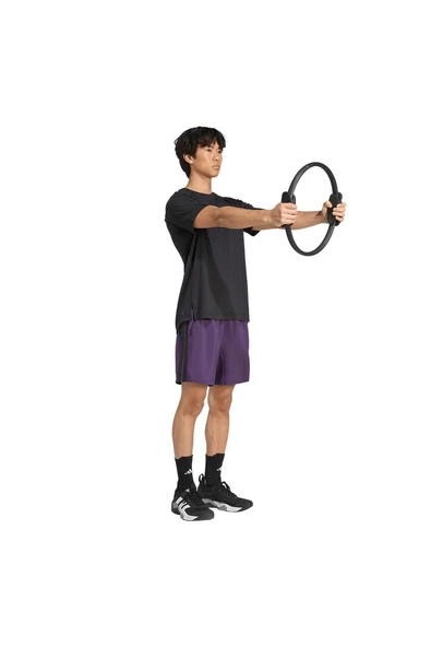 adidas Erkek  Mor  Şort TR-ES 3S WV SH JX2719 - Resim 4