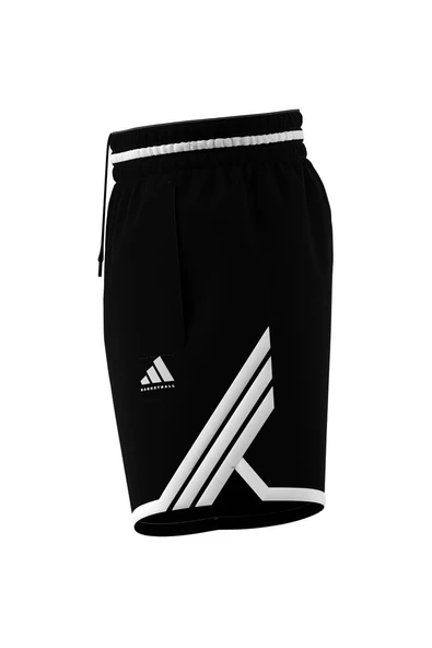 adidas Erkek  Siyah  T-shirt CRAZYLITE SHORT JN0328 - Resim 12