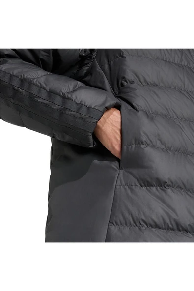 adidas Erkek  Siyah  Mont ESS 3S LD HD PA JM4061 - Resim 5