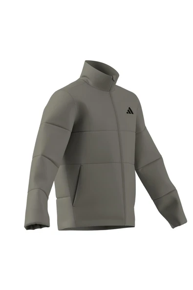 adidas  Erkek Yeşil  Mont BSC 3S INS JKT JX7760 - Resim 9