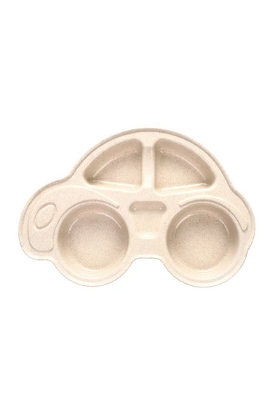 NACTUMU Sevimli Araba Şeklinde Bebek Mama Tabağı, Çocuklar İçin Eğlenceli Tabldot - Resim 7