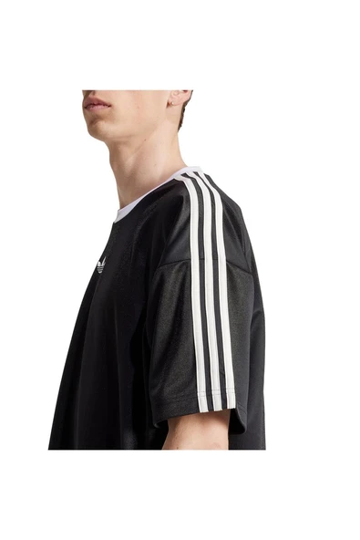 adidas  Erkek Siyah  T-shirt JACQUARD JERSEY JW5876 - 6