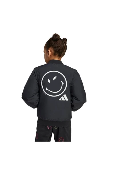 adidas  Çocuk  Siyah  Ceket LK SMI JACKET JL8839 - Resim 3