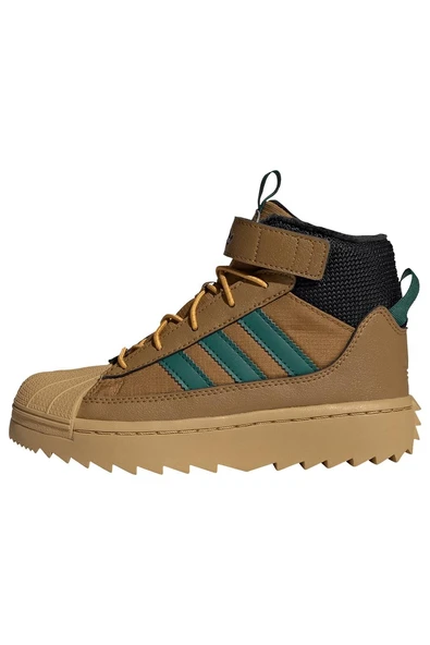 adidas Çocuk  Kahverengi  Bot SUPERSTAR WINTER TREK C JQ0343 - Resim 11