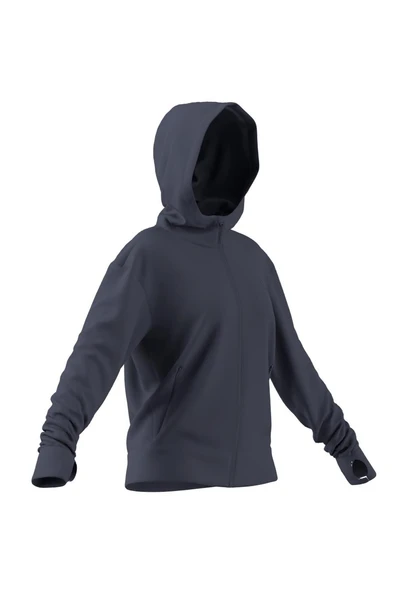 adidas Kadın  Mor  Ceket D4T FZ HOODIE JX7310 - Resim 9