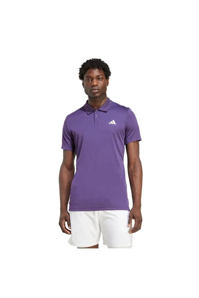 adidas  Erkek  Mor  Polo T-shirt FREELIFT POLO JW9849 - Resim 4