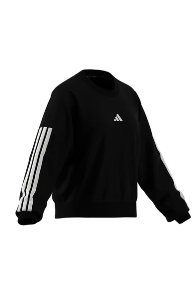 adidas  Kadın  Siyah  Sweatshirt W 3S FT SWT JE0016 - Resim 10