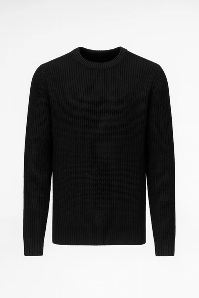 Huffa Slim Fit Bisiklet Yaka Uzun Kol Erkek Triko - 7429 - 6