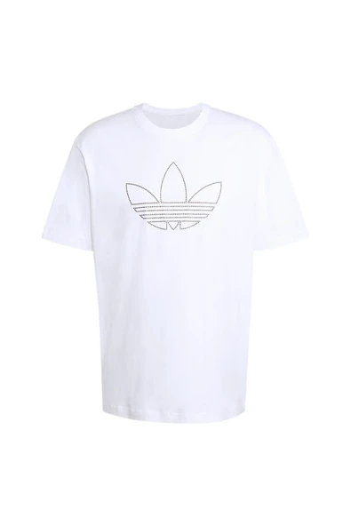 adidas Erkek  Beyaz  T-shirt STUDDED TEE JY2805 ürün görseli 1