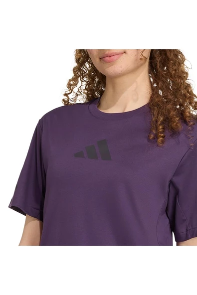 adidas Kadın  Mor  T-shirt W Z.N.E. TEE JW7754 - 6