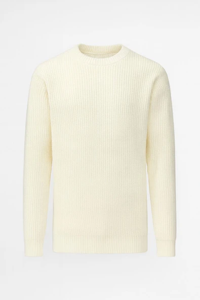 Huffa Slim Fit Bisiklet Yaka Uzun Kol Erkek Triko - 7429 - 3