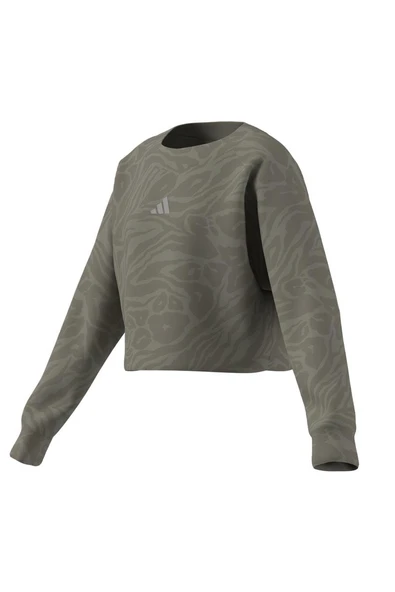 adidas  Çocuk Yeşil  Sweatshirt JG FI AOP TOP JW7543 - Resim 8