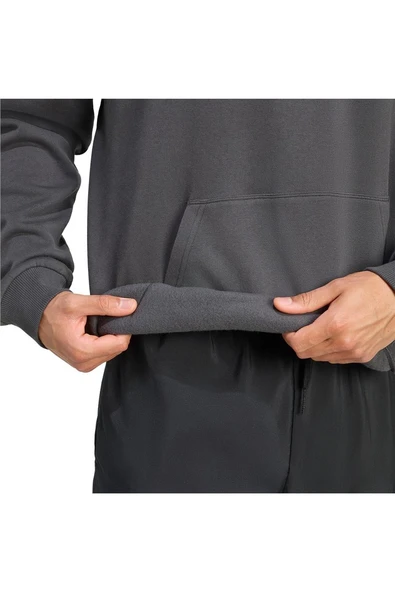 adidas Erkek  Gri  Sweatshirt GFX HOODIE JX1811 - Resim 6