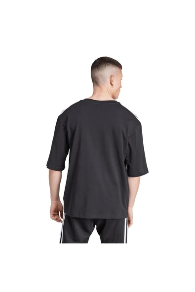 adidas Erkek  Siyah  T-shirt Oversize tee IZ1832 - Resim 5