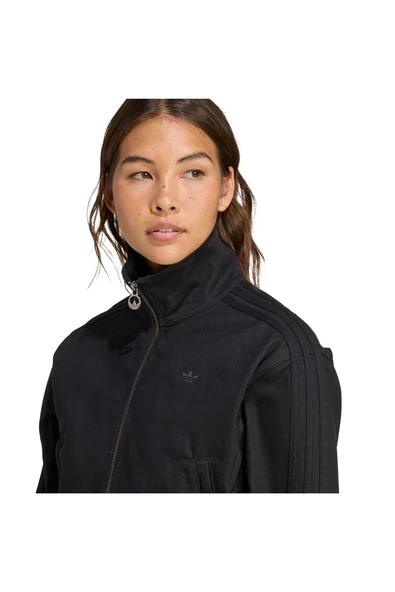 adidas Kadın  Siyah  Ceket FB CROP TT JW7267 - Resim 5