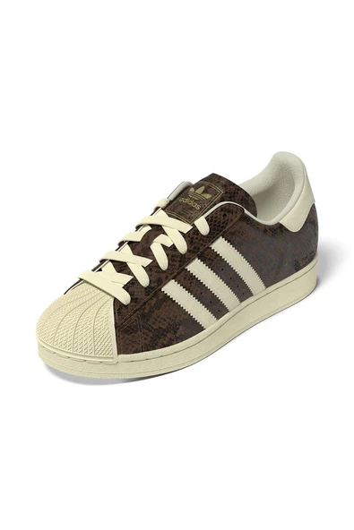 adidas  Kadın Kahverengi  Sneaker SUPERSTAR II W JP8158 - Resim 11